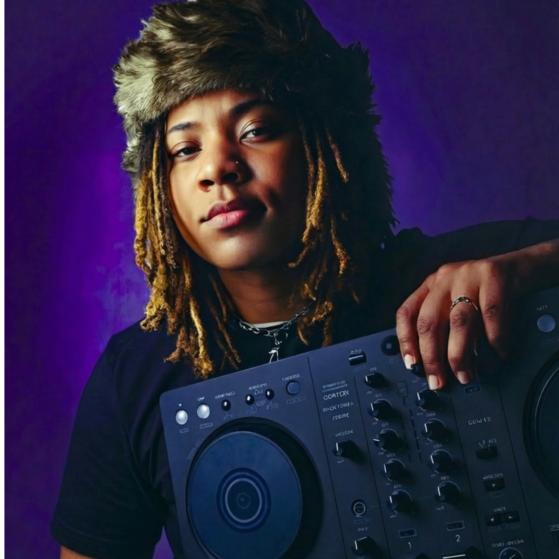 DJ KapriSun at the decks